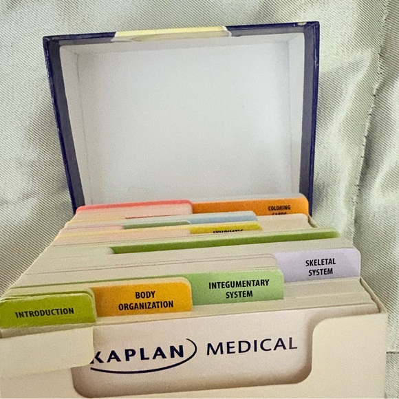 Kaplan Medical Flashcards - White & Navy Logo - Picture 5 of 5
